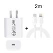 AU-20W PD USB-C Travel Charger + USB-C to 8 Pin Cable, AU Plug, 2m - 2