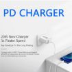 AU-20W PD USB-C Travel Charger + USB-C to 8 Pin Cable, AU Plug, 2m - 4