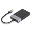 6-in-1 USB 3.0 Hub Adapter: Dual USB3.0, CF, TF, SD, XQD Card Reader - 3