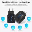 PD03 20W USB Charger with Type-C to 8 Pin Cable, EU Plug, Black - 6