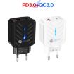 PD03 20W USB Charger with Type-C to 8 Pin Cable, EU Plug, White - 2