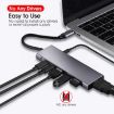 9-in-1 USB-C Hub: HDMI, 3 USB3.0, Type-C, PD, SD/TF, Audio Adapter - 4