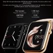 Q19 Pro Smartwatch Gold+Pink - 1.69" IP67 Waterproof Wearable - 6