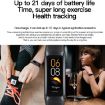 C60 IP67 Waterproof 1.1" Smart Fitness Band - Purple - 4