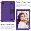 Galaxy Tab A8 10.5 2021 X200/X205 Honeycomb EVA+PC Case Strap Purple - 2