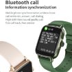 AW18 1.69" Smart Watch - Bluetooth Call & Heart Rate Monitor, White - 7