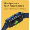 AW18 1.69" Smart Watch - Bluetooth Call & Heart Rate Monitor, White - 8