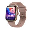 AW18 1.69" Color Screen Smart Watch, Bluetooth Call, Heart Rate, Coffee - 1
