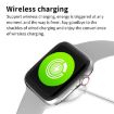 W7 Smart Watch 1.8" Color Screen, Heart Rate & Blood Pressure Monitor Blue - 8