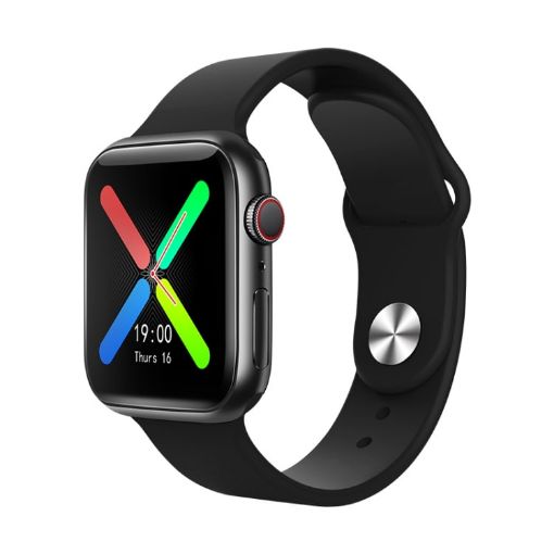 T500 Plus Smart Watch 1.44" Color Screen, Heart Rate & BP Monitor (Black) - 1
