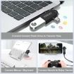ENKAY ENK-AT112 2 in 1 Type-C/Micro USB to USB 3.0 OTG Adapter Silver - 3