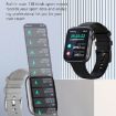P45 1.8" Smart Watch - Heart Rate & Blood Pressure Monitor, Silver - 5