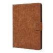 Brown Leather Tablet Case for iPad Air 3/Pro 10.5 - Calf Texture Flip - 2