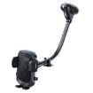 A190+X35 Car Phone Holder with Windshield Sucker and Long Bendable Arm - 1