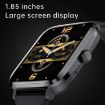HK20 Smart Watch Gold - 1.85" Color Screen, Heart Rate & BP Monitoring - 9