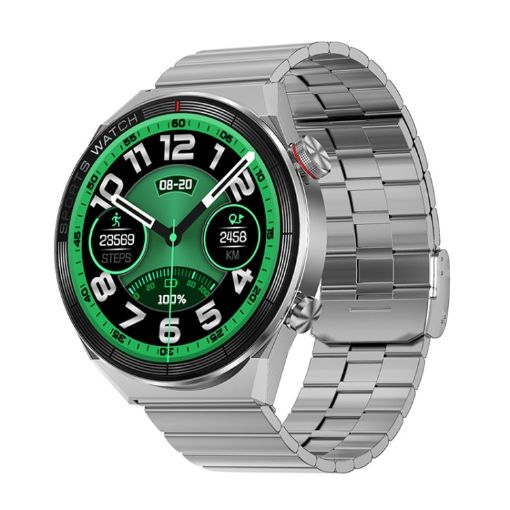 DT3 Mate Smart Watch - 1.5" Color Screen, Heart Rate & BP Monitor (Silver) - 1