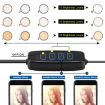 NS-08 LED Dimmable Ring Lamp with Tripod Phone Holder - 3