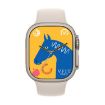 YS8 Ultra Smart Watch, 2.05" Color Screen, Heart Rate & BP Monitor, Grey - 2