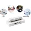 MK321BT Bluetooth 5.1 3-Key Custom Macro Keypad for Game/Office (White) - 3