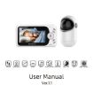 VB801 4.3" Night Vision Baby Monitor, Wireless Audio Video, Temp Detect - 5