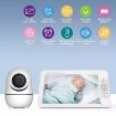 7" Screen Wireless Baby Monitor, Night Vision, Two-Way Intercom (EU Plug) - 4