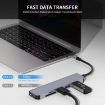 ENKAY Hat-Prince 6 in 1 USB-C Hub: 4K HDMI, SD/TF Card Reader Adapter - 4