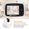 SM935 3.5" LCD Wireless Baby Monitor Night Vision Two-Way Audio EU Plug - 3