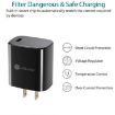 PD11 20W USB-C Fast Charger with 1m Type-C to 8 Pin Cable, US Plug, Black - 4