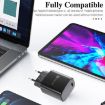 PD11 20W Fast Charger USB-C PD3.0 with 1m Type-C to 8 Pin Cable, EU Plug - 7