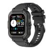H30 1.91" Smart Watch - Heart Rate & Blood Pressure Monitor (Black) - 1