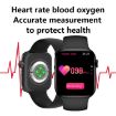 WS88 1.96" Smart Watch, Heart Rate & Blood Pressure Monitor, Silver - 7