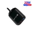PD04 Type-C + USB Charger with Type-C to 8 Pin Cable, UK Plug (Black) - 2