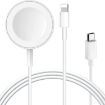 2 in 1 USB Magnetic Charging Cable for Apple Watch & iPhone, 1.2m Long - 1