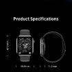 U8 Pro 2.09" Smart Watch - Heart Rate & Blood Pressure Monitor (Black) - 8