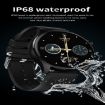 Q3 Max 1.36" Smart Watch, Heart Rate/Blood Pressure Monitor, Black Strap - 5