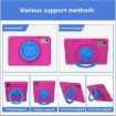 Samsung Galaxy Tab A9+ 10.95 Shockproof EVA Case with Frame - Rose Red - 7