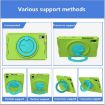 Samsung Galaxy Tab S6 Lite 2024 Shockproof Case, Grass Green EVA Hybrid - 8