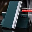 For Honor 400 Global 156.5mm Dark Blue Leather Phone Case - 4