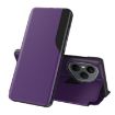 For Honor 400 Pro Global Purple Leather Flip Phone Case 160.8mm Holder - 1