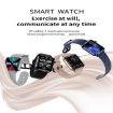 X7 Smart Watch 1.83" Color Screen, Heart Rate & Blood Pressure Monitor Blue - 5