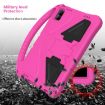 TCL Tab 11 EVA Shockproof Tablet Case with Holder - Rose Red - 3
