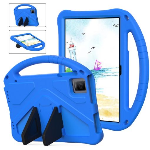 TCL Tab 10 Gen2 2023 EVA Shockproof Tablet Case with Holder - Blue - 1