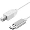USB-C to USB-B MIDI Adapter Cable 3.3ft for Samsung/Huawei Laptop/Keyboard - 1