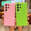 Samsung Galaxy S24 5G Jelly Glitter TPU Case - Fluorescent Green - 3