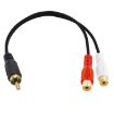 JUNSUNMAY 0.25m RCA Male to 2 RCA Female Stereo Audio Adapter Connector - 3