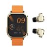 N22 1.96" Smart Watch - Heart Rate, Blood Pressure, Oxygen Monitor (Orange) - 4