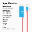 ENKAY ENK-CB136 6.6Ft Type-C to HDMI Cable for Switch 4K TV Projection - 7