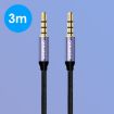NORTHJO MTM04 3m 4 Pole 3.5mm Male to Male Stereo Audio Aux Cable - 5