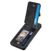 For Honor 400 Global Carbon Fiber Vertical Flip Phone Case (Black) - 4