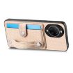 Huawei nova 14 Khaki Wristband Kickstand Card Wallet Case with Tool Knife - 3